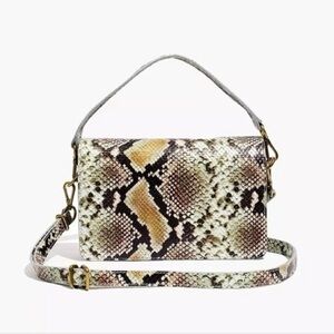 Madewell Snake Print Crossbody Bag